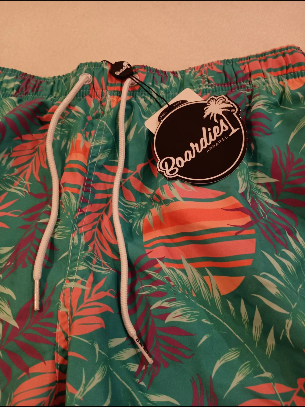 Boardies Rising Palms Swim Shorts Men's Size Medium Fully Lined